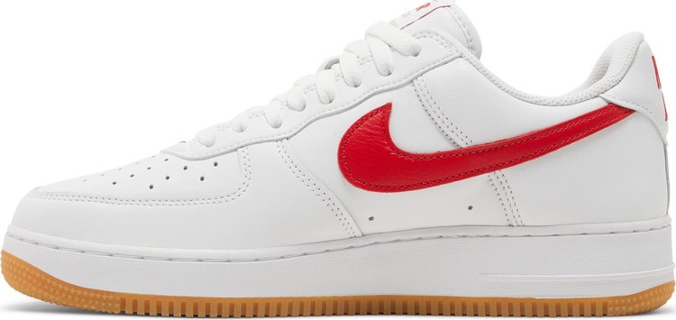 Nike Air Force 1 Low 'Cor do Mês - Branco Vermelho Universitário'