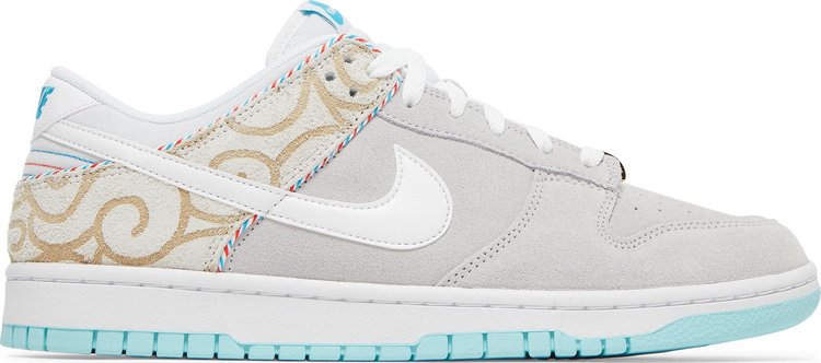 Nike Dunk Low Retro SE 'Barber Shop - Cinza'