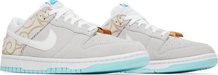Nike Dunk Low Retro SE 'Barber Shop - Cinza'