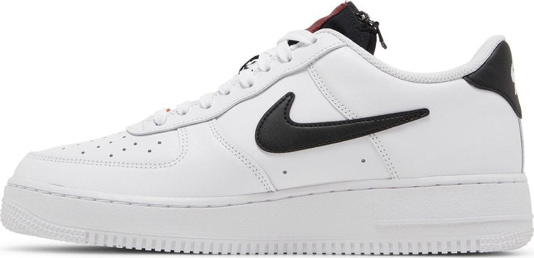 Nike Air Force 1 '07 Premium 'Carabiner - Branco Vermelho Habanero'