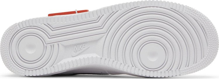Nike Air Force 1 '07 Premium 'Carabiner - Branco Vermelho Habanero'