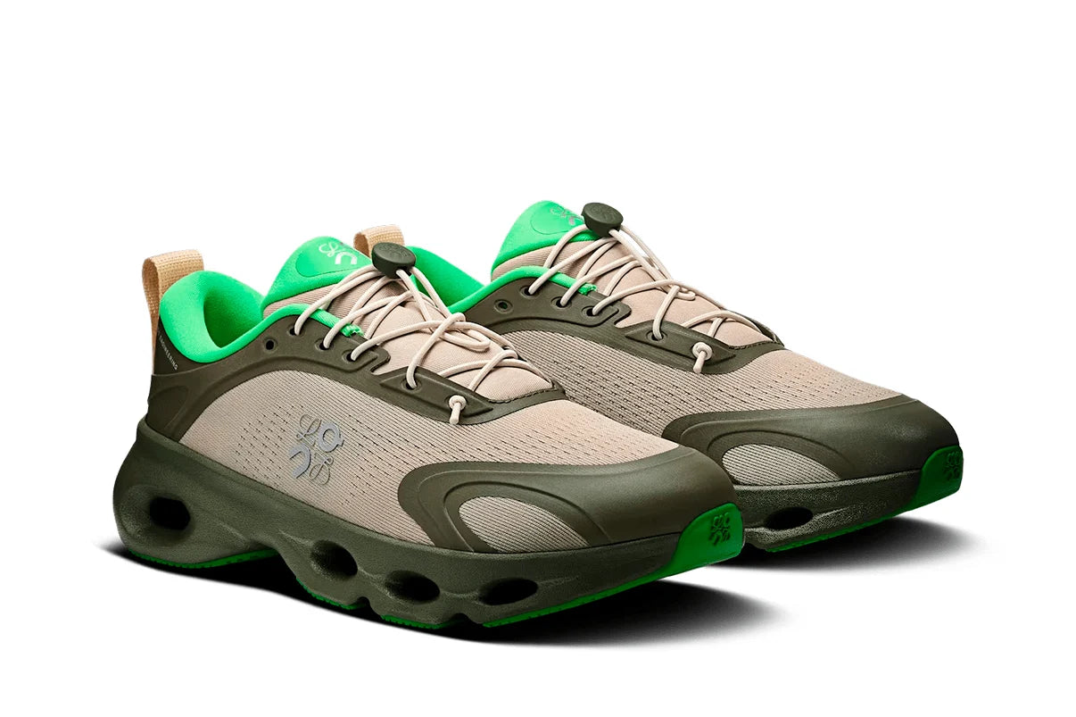 Tênis On Running Cloudsolo Loewe Khaki Green Sand Verde