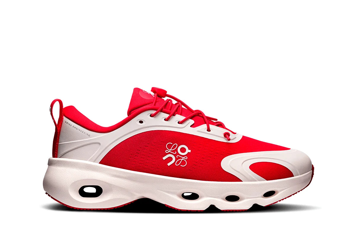 Tênis On Running Cloudsolo Loewe Vermelho Eggshell