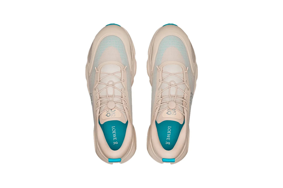 Tênis On Running Cloudsolo Loewe Areia Turquesa Bege
