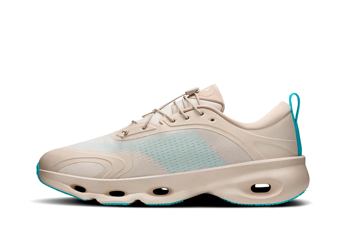 Tênis On Running Cloudsolo Loewe Areia Turquesa Bege